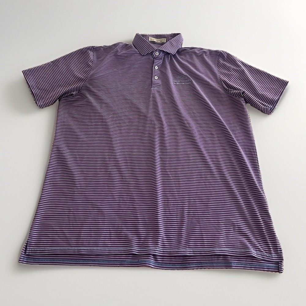 HOLDERNESS & BOURNE Shirt Old Course St Andrews Links Polo Golf Men XXL Read